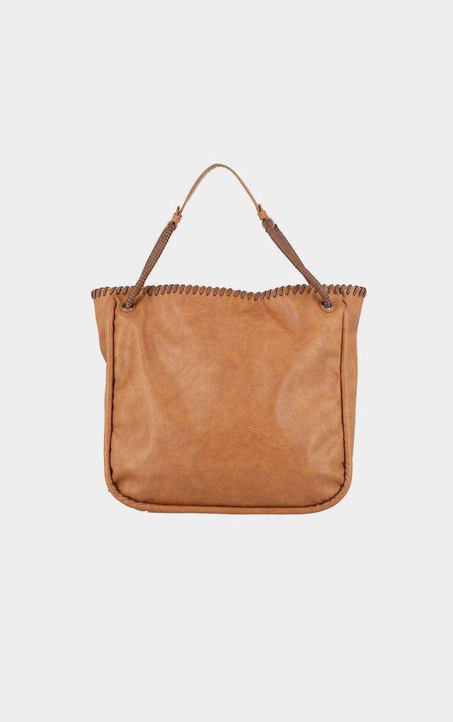 Cartera Hombro Handle Café Humana-19