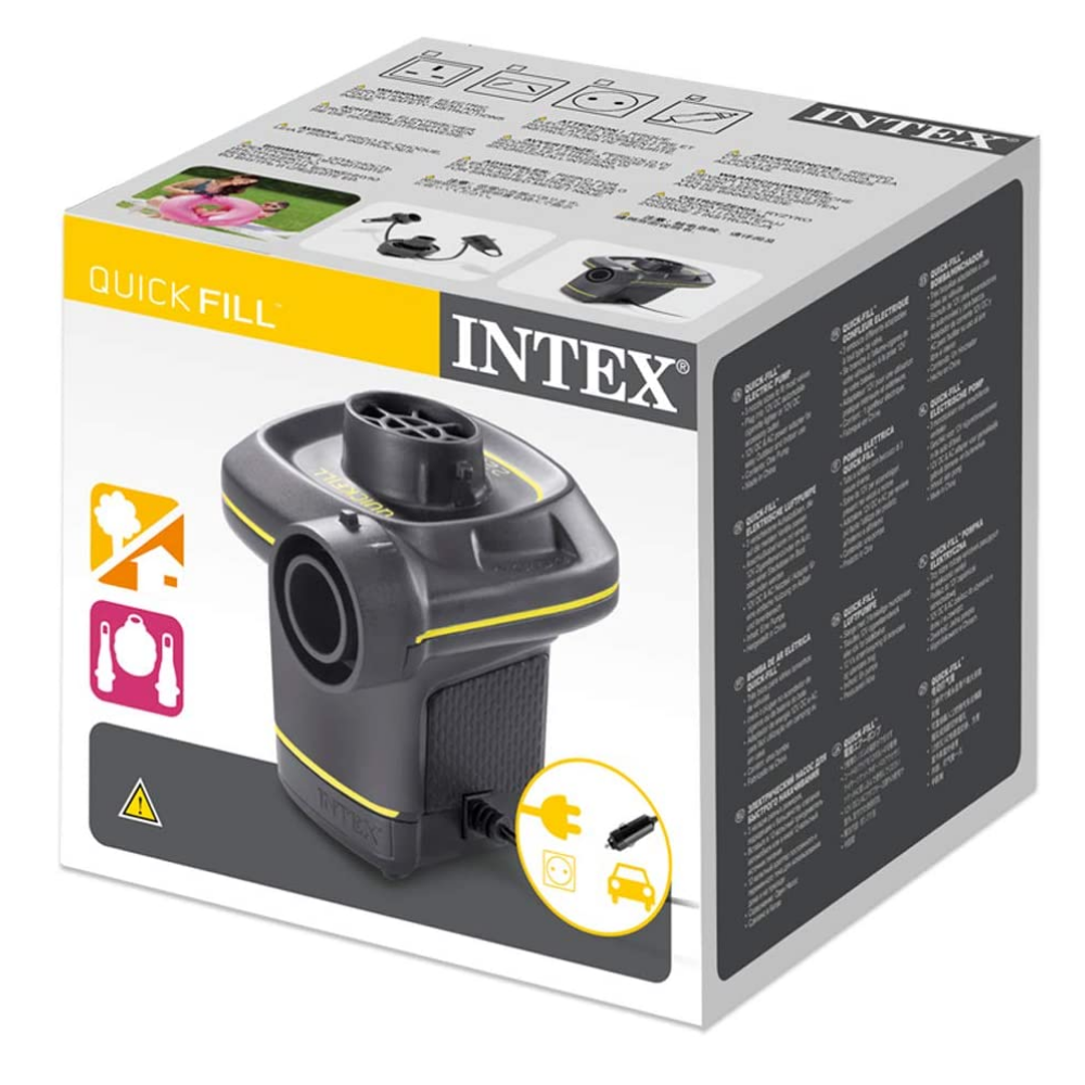 Inflador Eléctrico Corriente 220-240V + Adapt Auto-4
