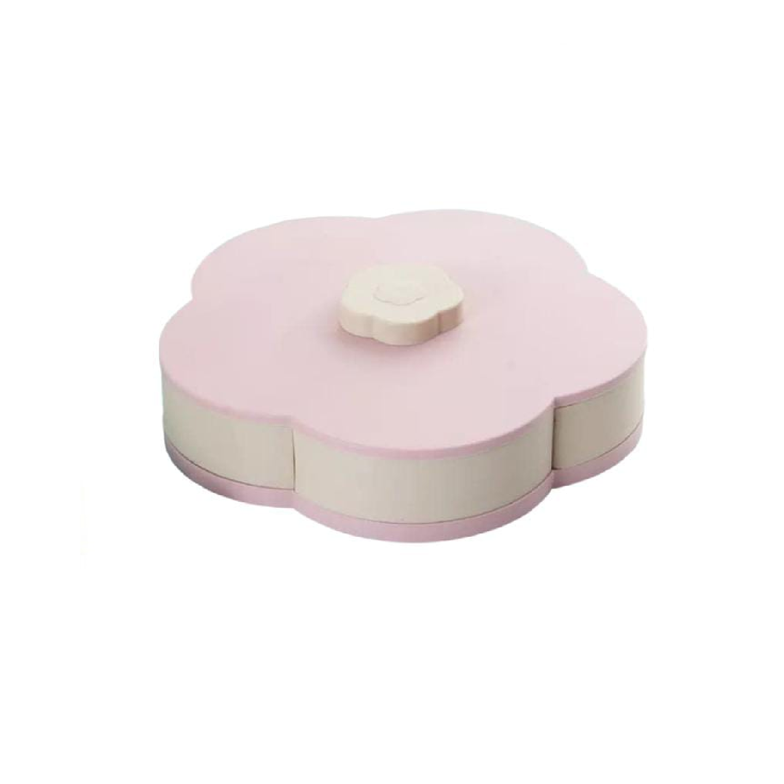Dispensador En Forma De Flor 5 Pétalos Para Coctel Picoteo Rosada-0