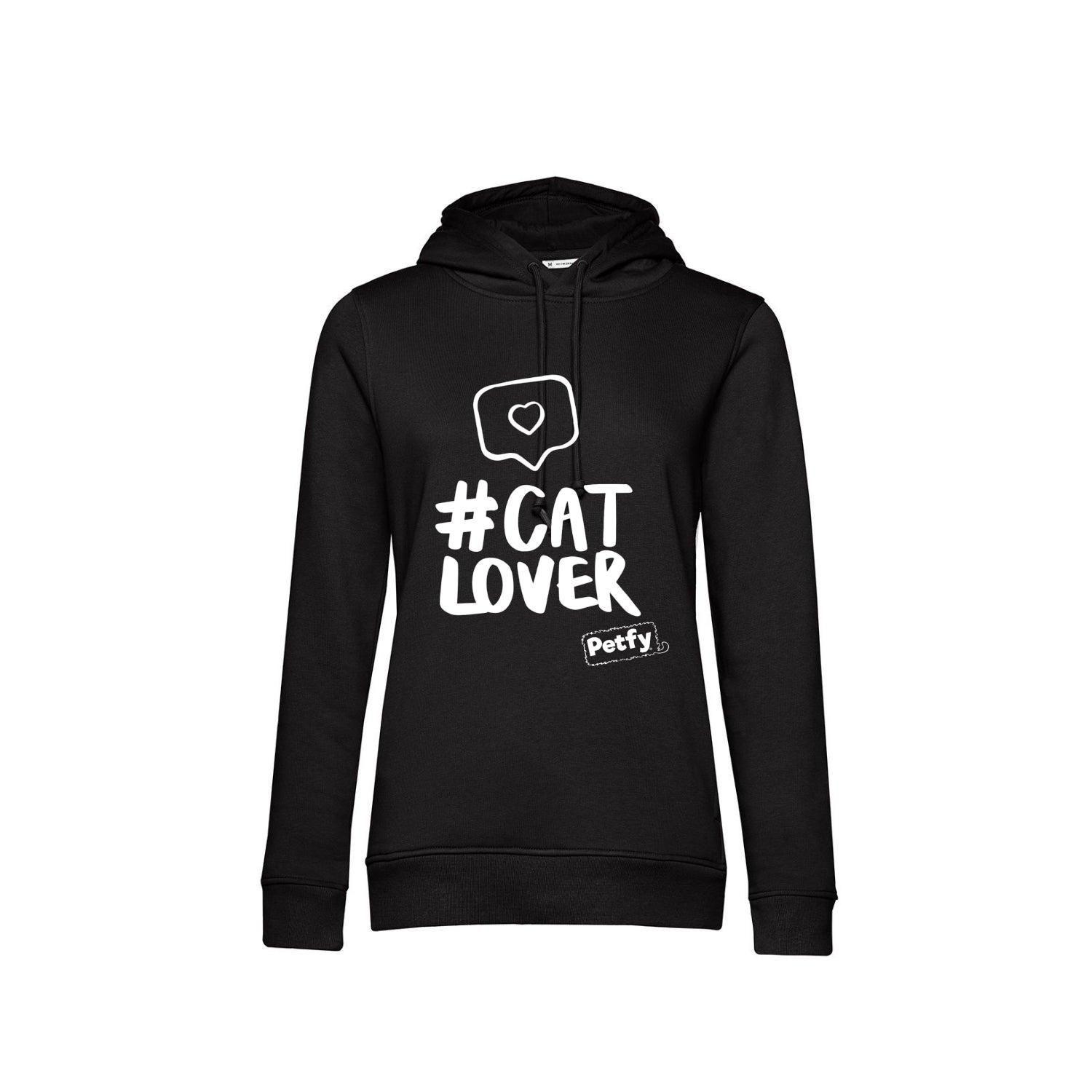 Polerón Mujer - CatLover negro-3