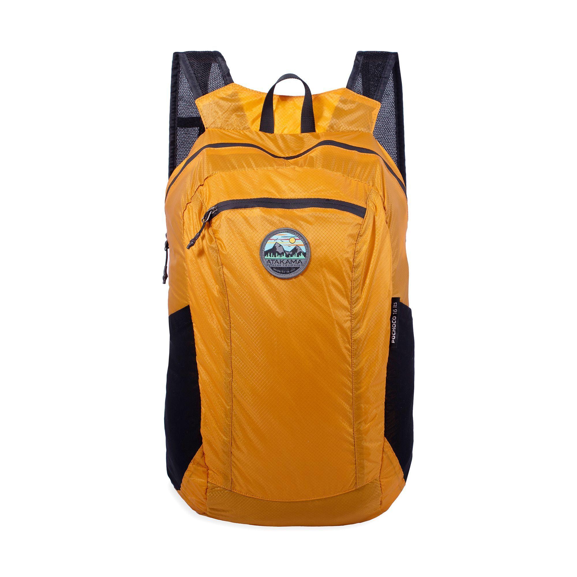 Mochila Plegable Pochoco Naranjo 16lt Atakama Outdoor-0