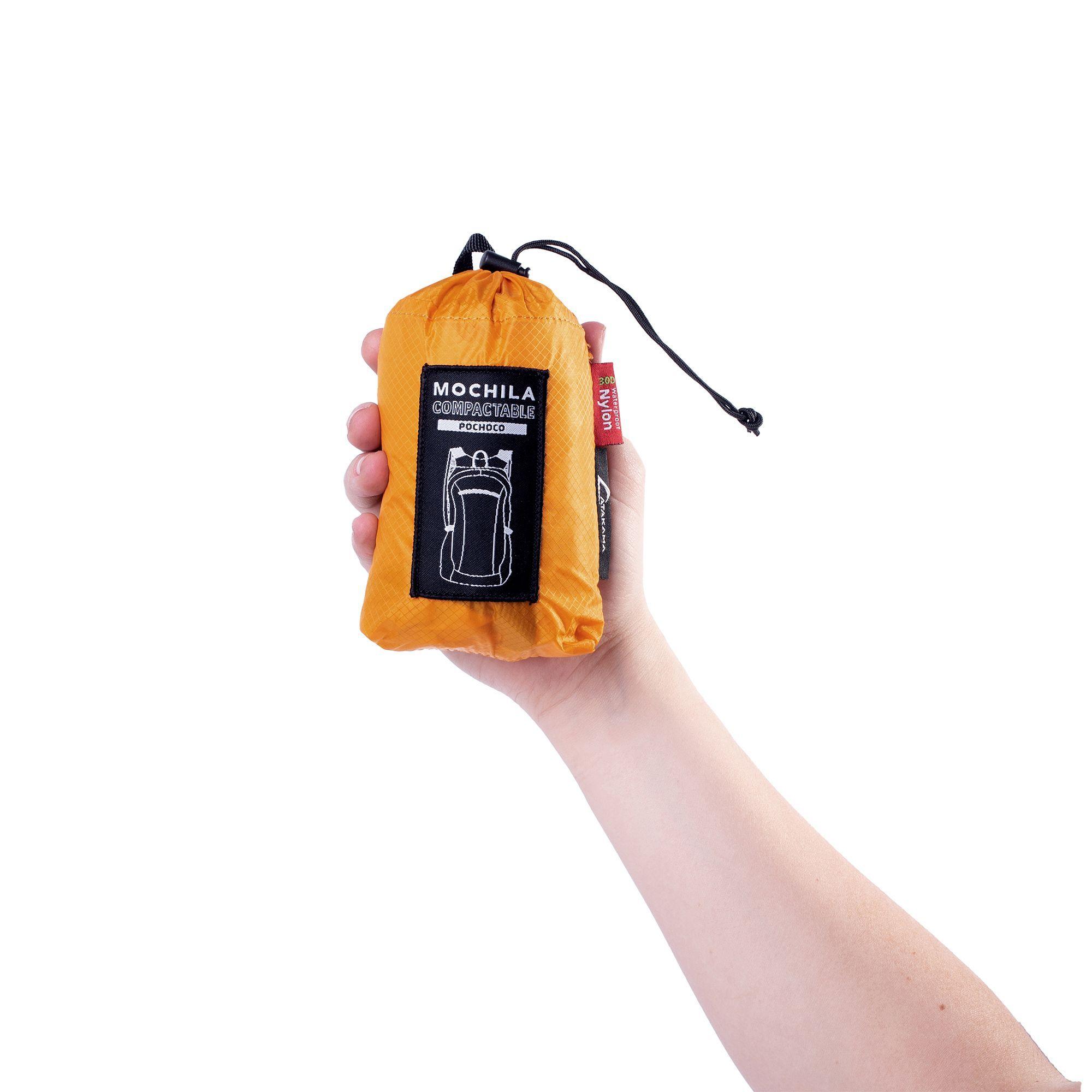 Mochila Plegable Pochoco Naranjo 16lt Atakama Outdoor-3