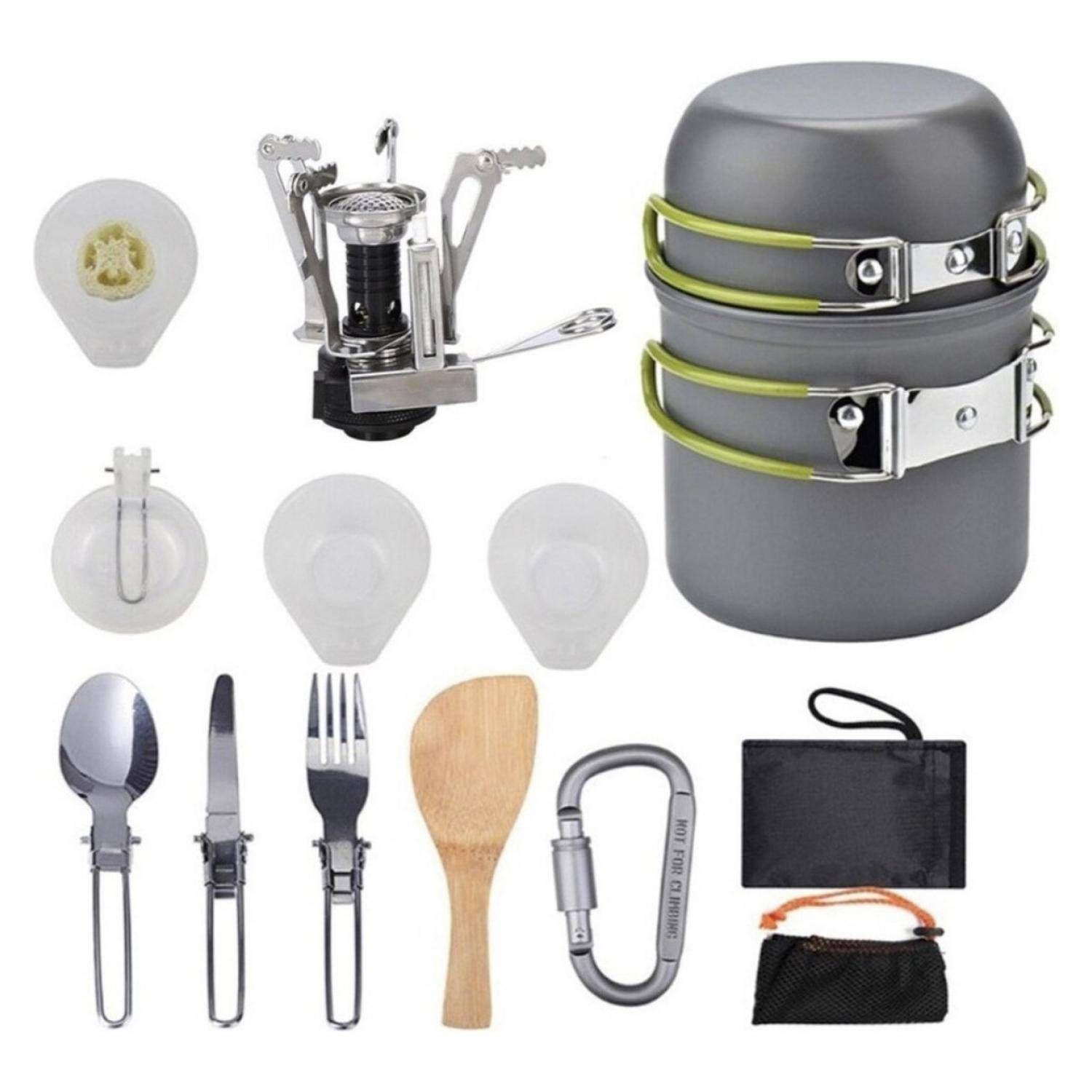 Set Ollas Camping 11 Piezas Con Cocinilla-0