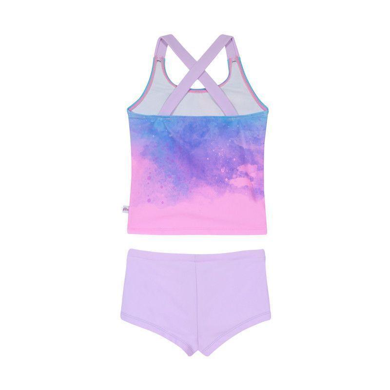 Traje de Baño Niña Tankini Disney Stitch Lila-2