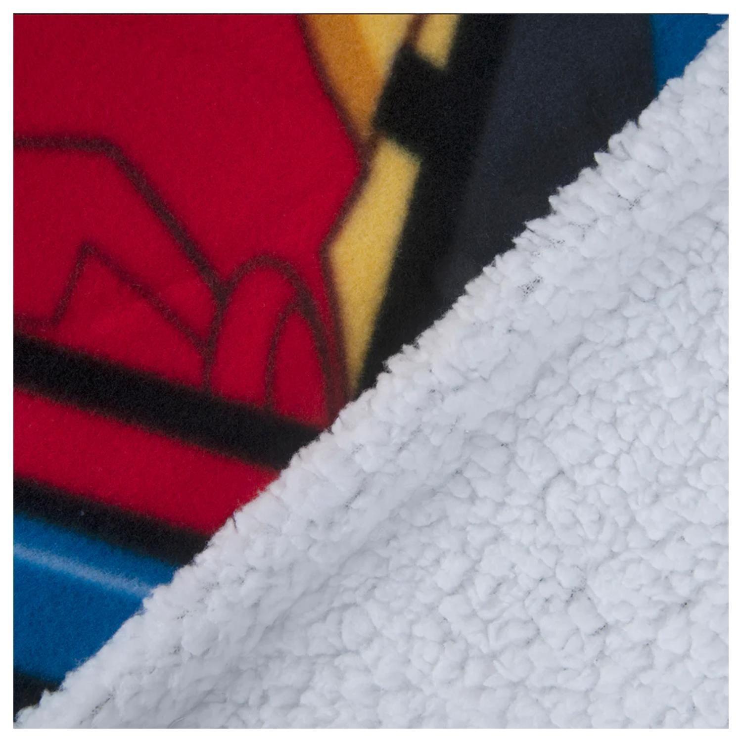 Frazada De Polar 150x200cm Infantil Avengers Mashini-1