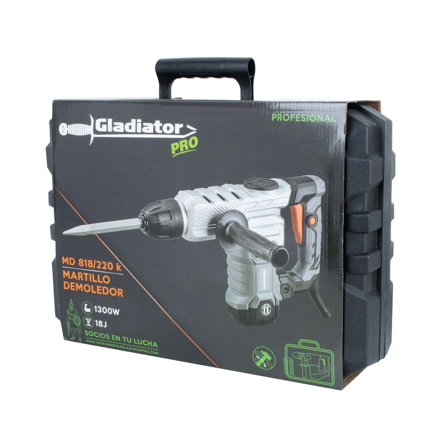 MARTILLO DEMOLEDOR HEX 1300W 18 J MD 818/220 K-13