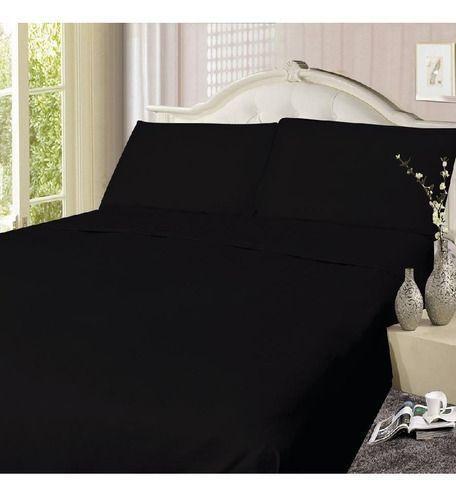 Sabana Polar 1,5 Plazas Lisa Negra-0