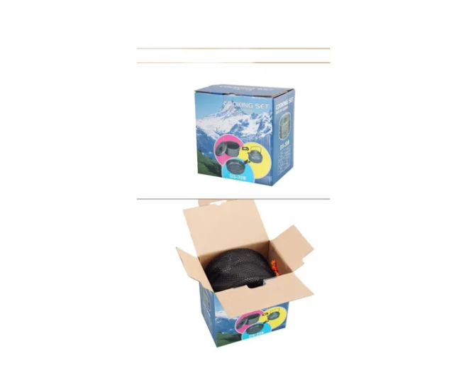 Set Ollas Outdoor Camping Cocinilla Utensilios Ds-308-2