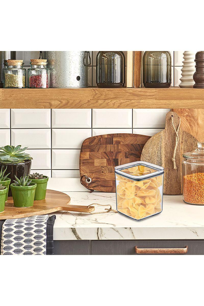 Contenedor Hermético 1 Lt Square Crystal-3