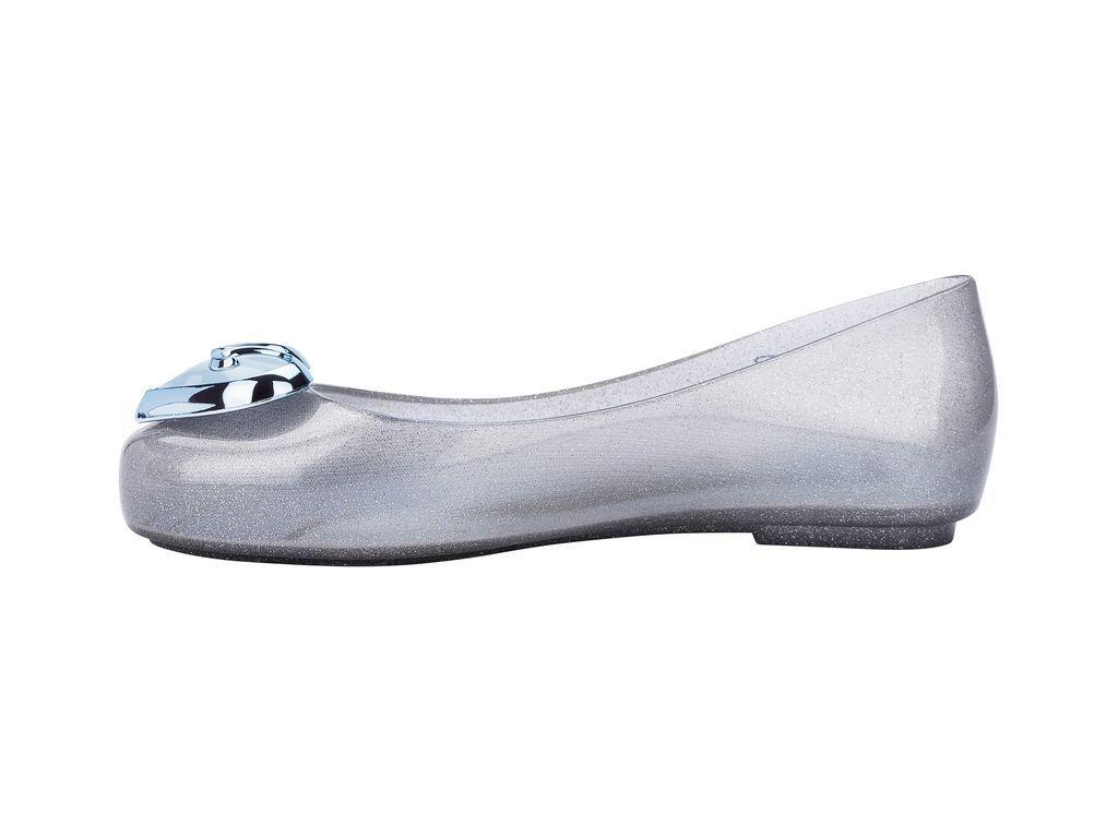 Ballerina Sweet Love + Disney Princess Infantil Plata Glitter Mini Melissa-1