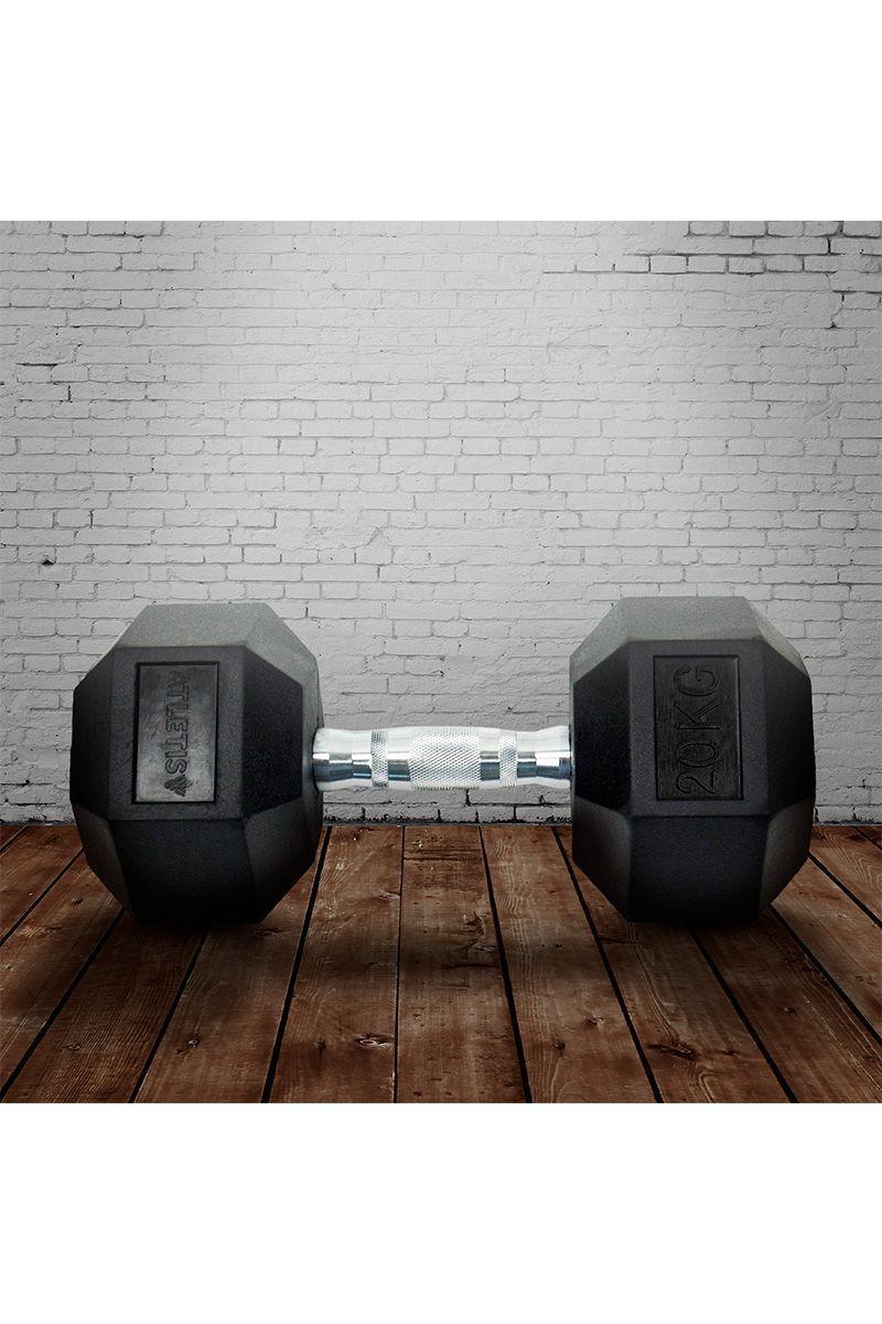 Mancuerna Hexagonal 20 Kg Negro-5