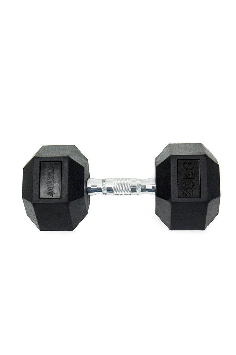 Mancuerna Hexagonal 20 Kg Negro-0