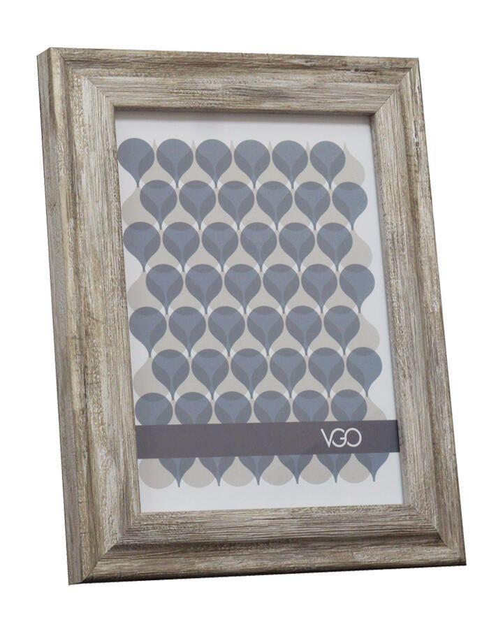 Marco madera moldura ancha Marron 20x30 cm-0