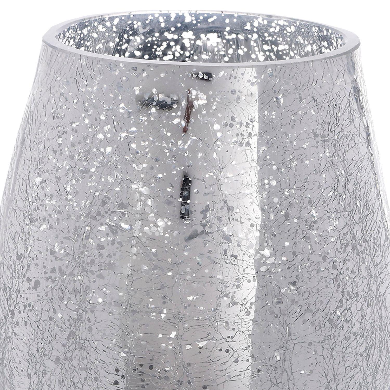 Jarrón Decorativo Roma Plata Mediano-2