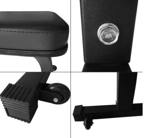 Banco plano con ruedas multi propósito 200 kg -2