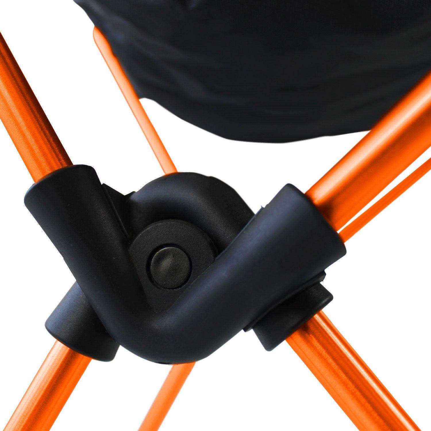 Silla Plegable de Camping Naranja-5