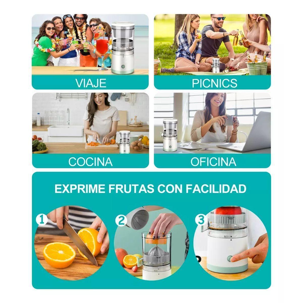 Exprimidor De Fruta Eléctrico Maquina Naranja Extractor Jugo-5
