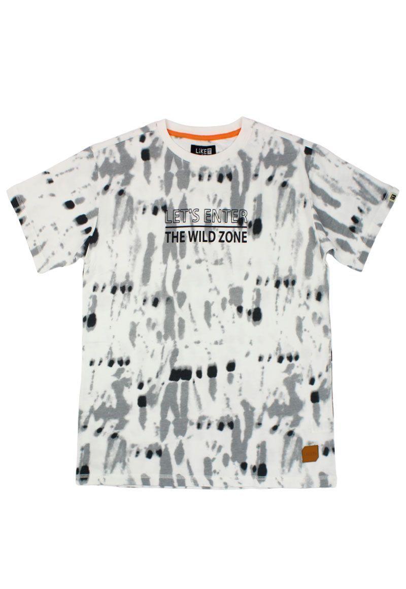 Polera Teens Niño M/C Tie Dye Nature Vibes Like It-0