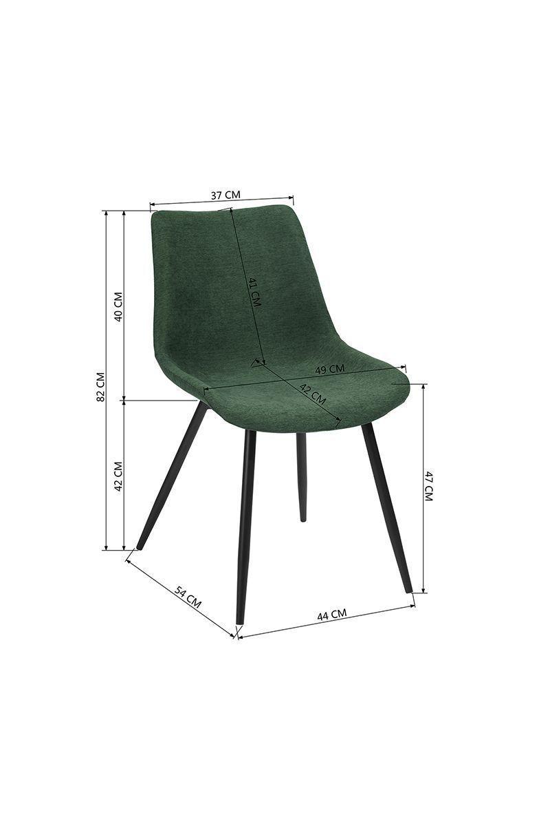 Pack 2 Sillas de Comedor Praga Verde-2