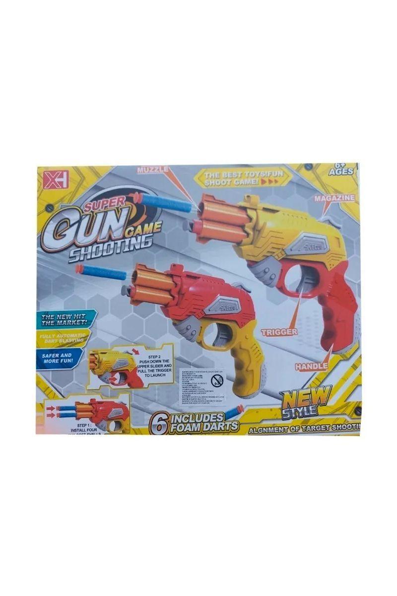 Pistola Lanza Dardos En Blister-4