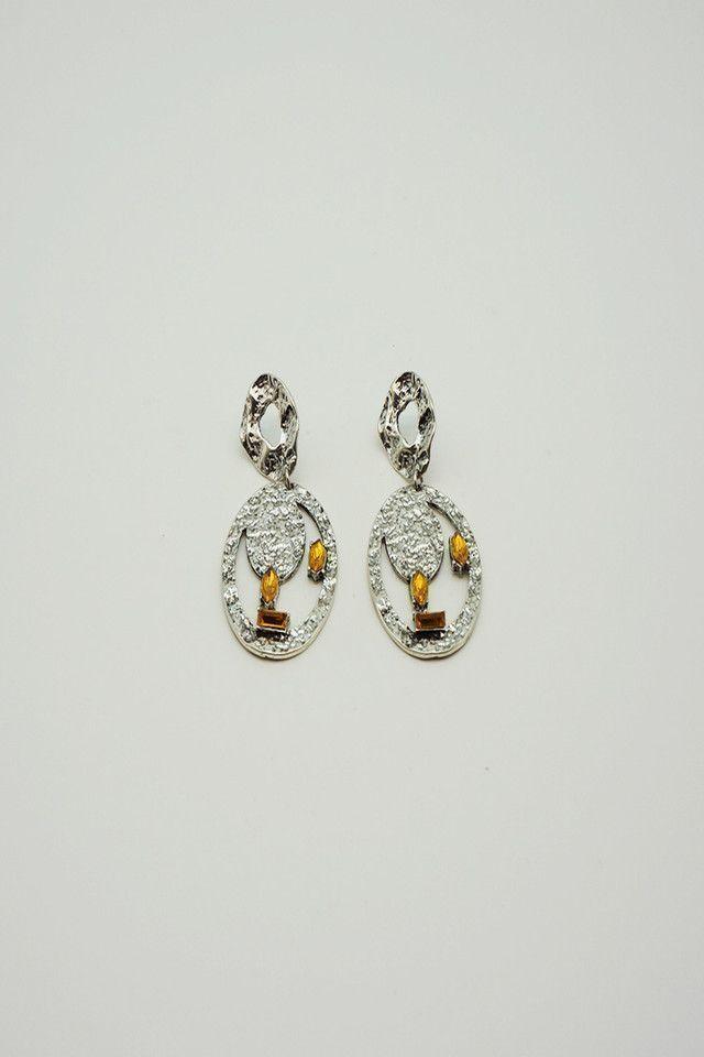 Aro Largos Plateados Ghana ID-0