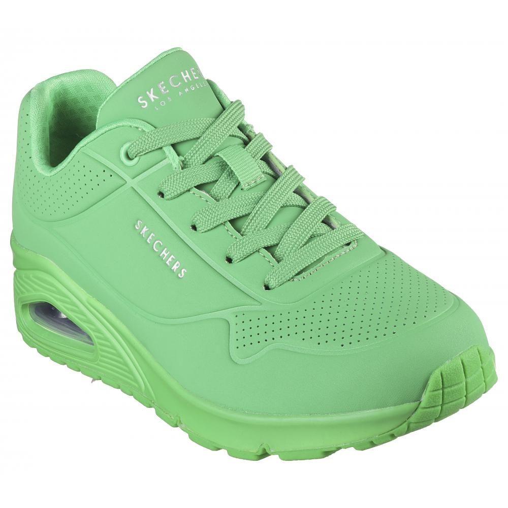 Zapatilla Mujer Uno Stand On Air Verde Skechers-0