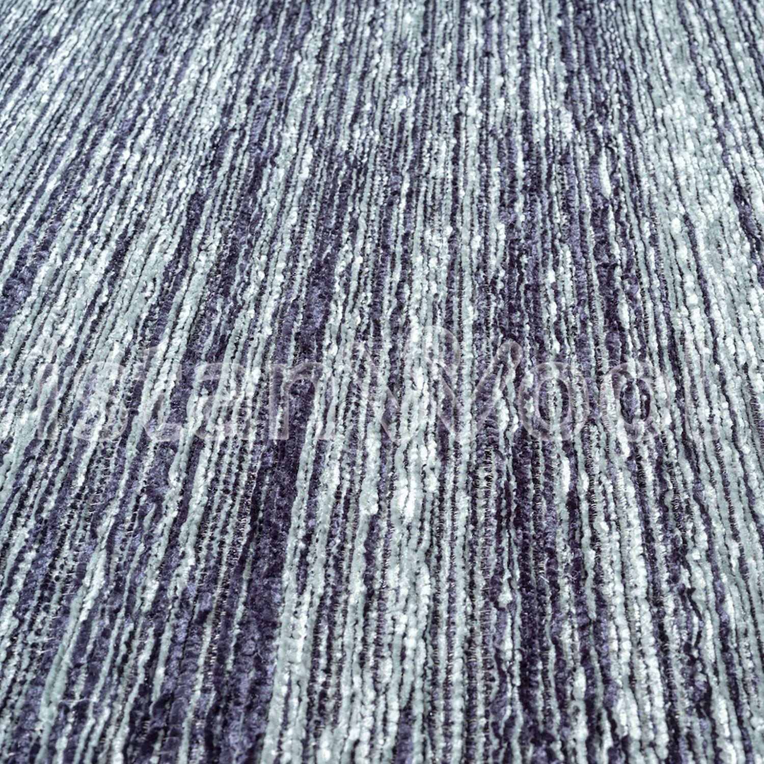 Alfombra Moderna Lisa 160x230 cms.Celeste y Negro -2