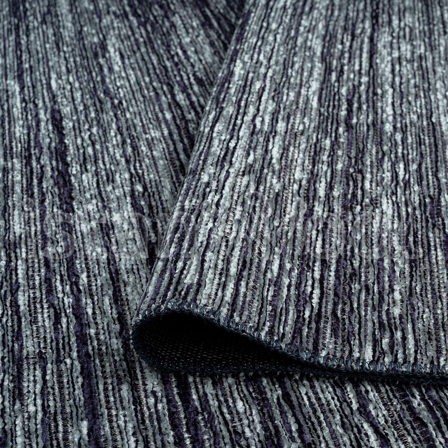 Alfombra Moderna Lisa 160x230 cms.Celeste y Negro -5
