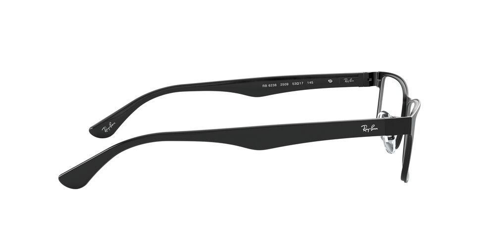 Lentes Ópticos Ray-Ban 0RX6238  Negro Unisex-3