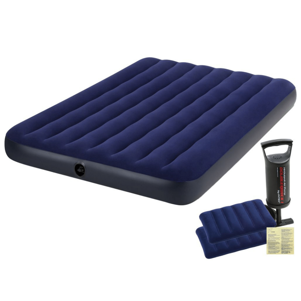 Colchón Inflable Intex Set 2 Plazas 152x203x25 Cm-3