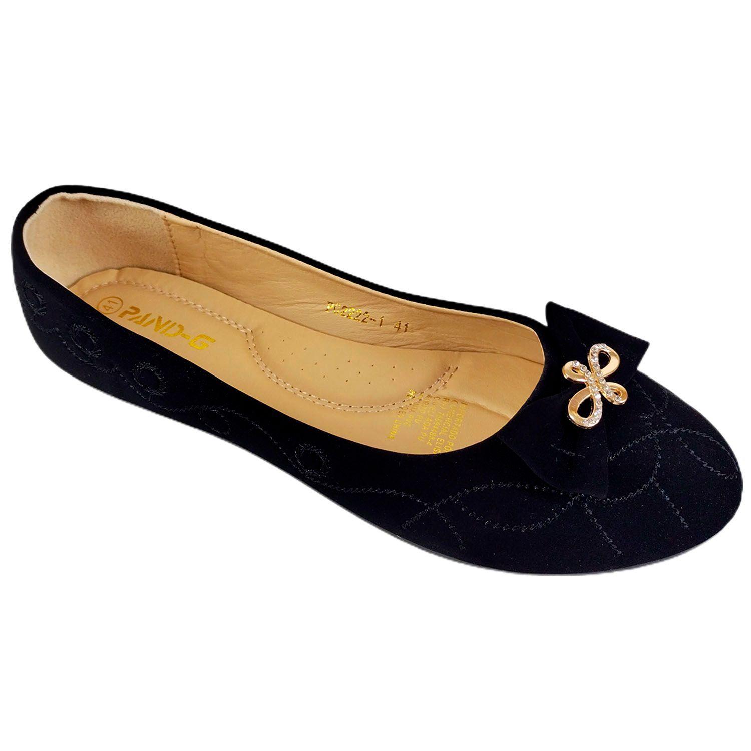 Zapatos de mujer Ballerinas 22 Negro-1