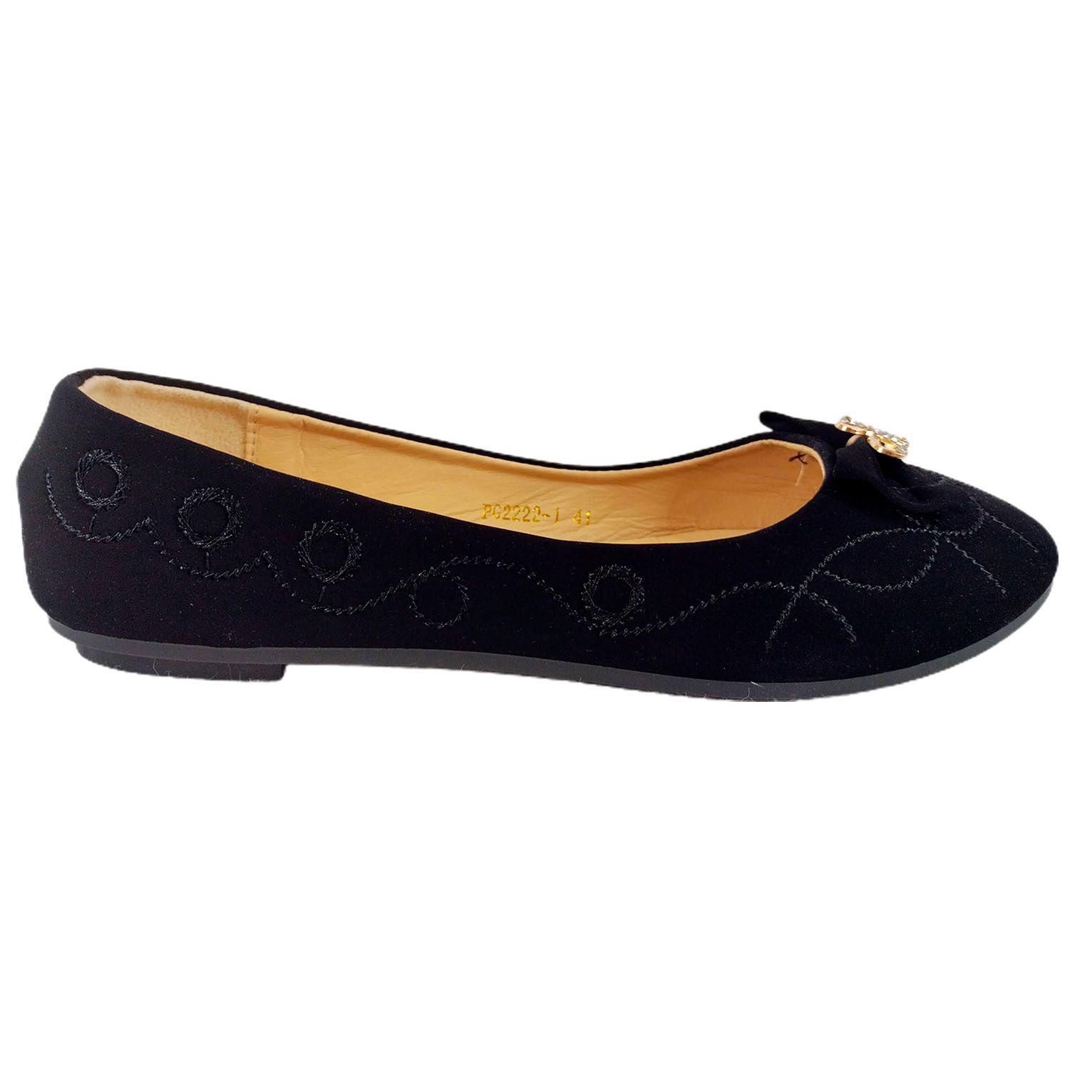 Zapatos de mujer Ballerinas 22 Negro-0