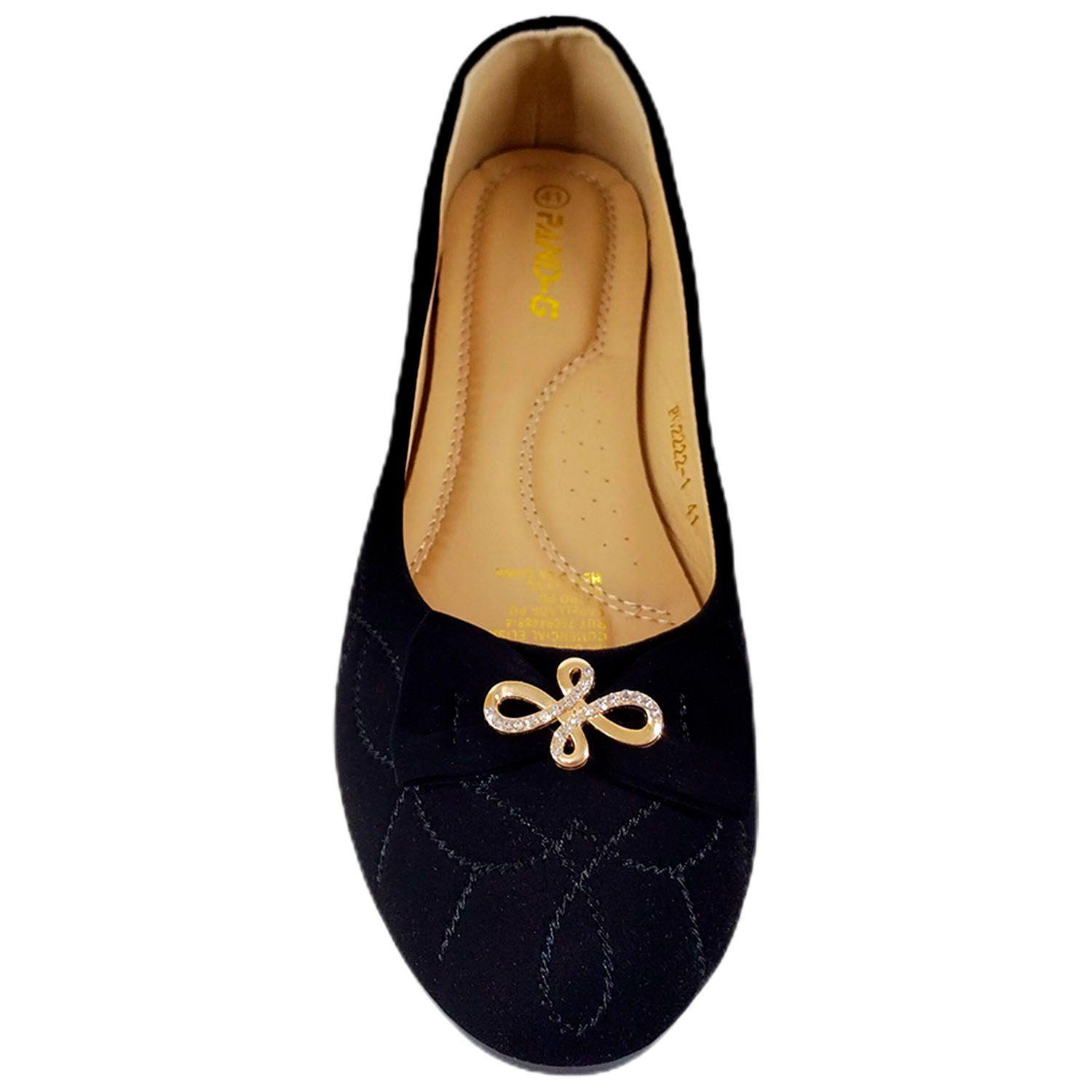 Zapatos de mujer Ballerinas 22 Negro-2