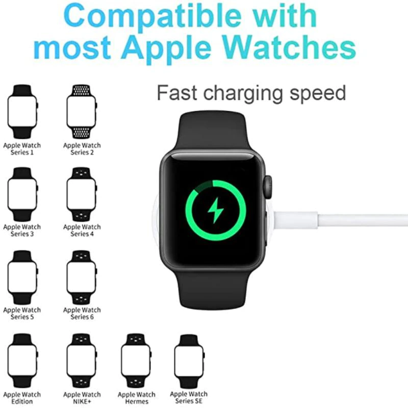 Cable Cargador Magnético Compatible Con Apple Watch-2