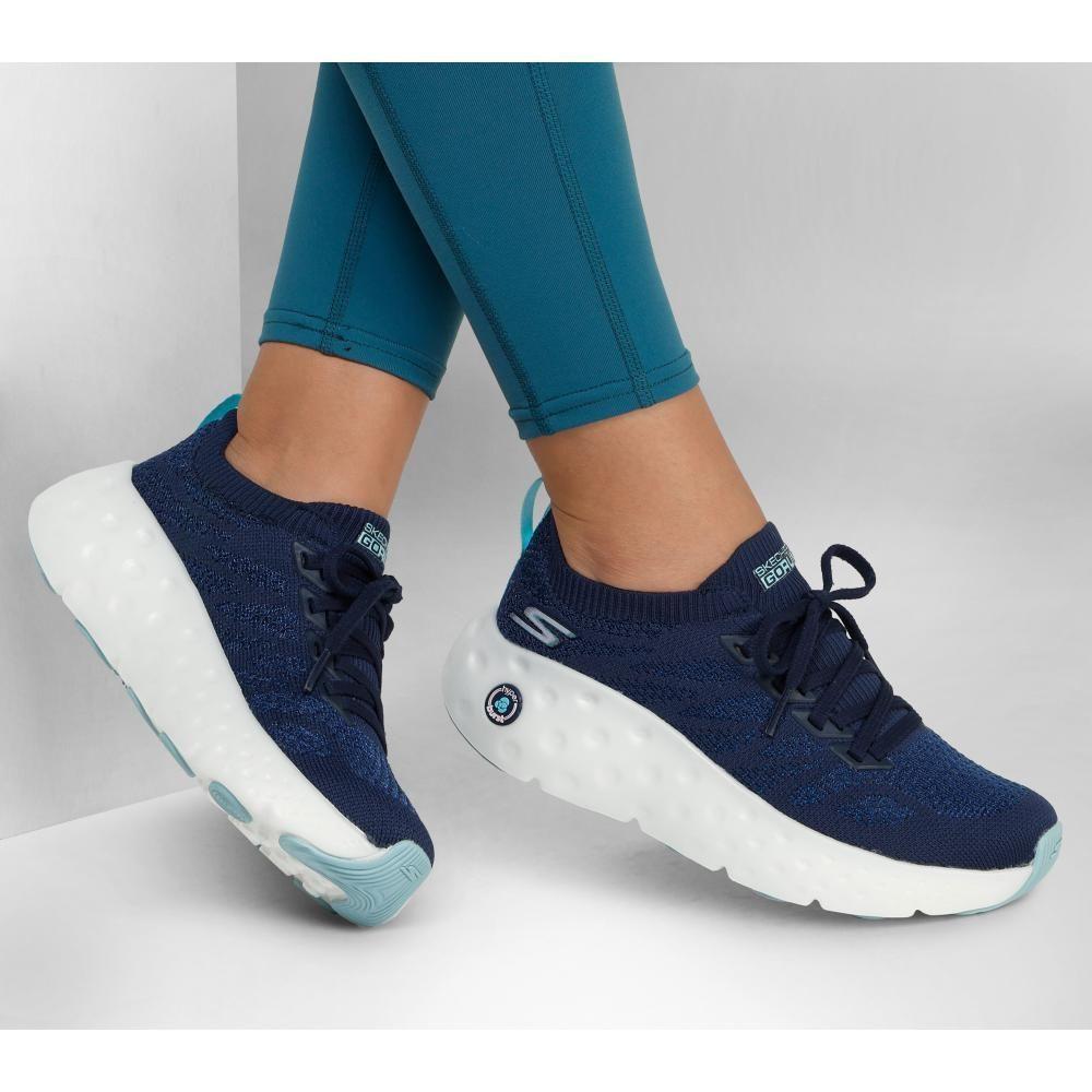 Zapatilla Mujer Max Cushioning C Azul Skechers-1