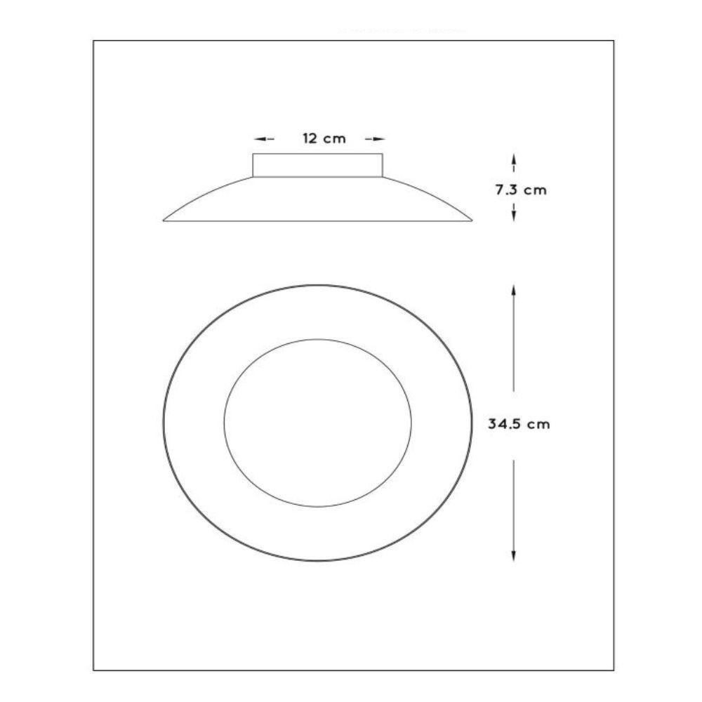 Lámpara de Techo Foskal Dorado Led-2