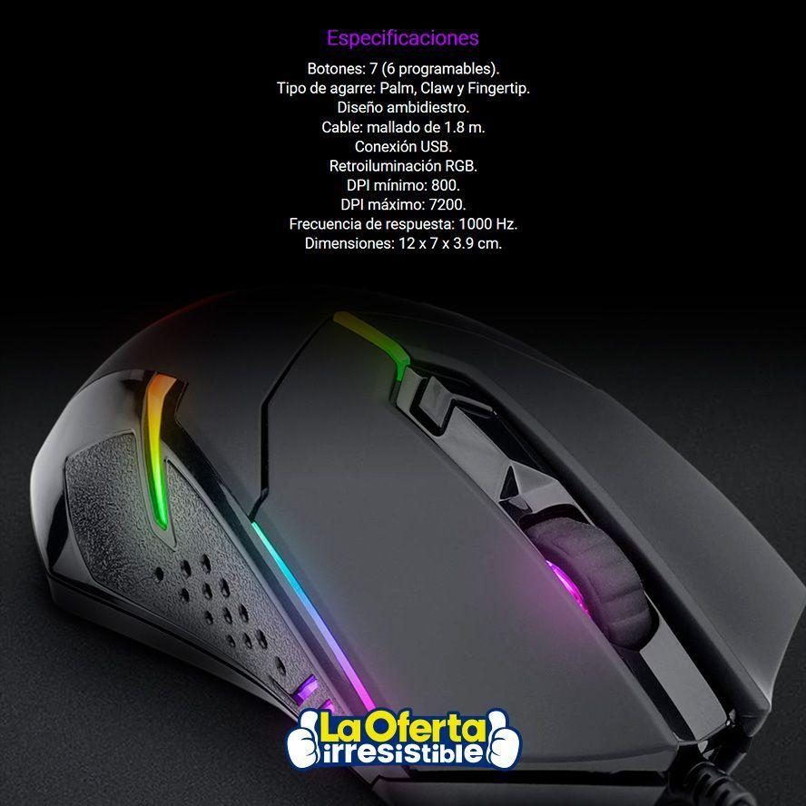 Mouse Gamer Redragon Centrophorus M601-RGB-1