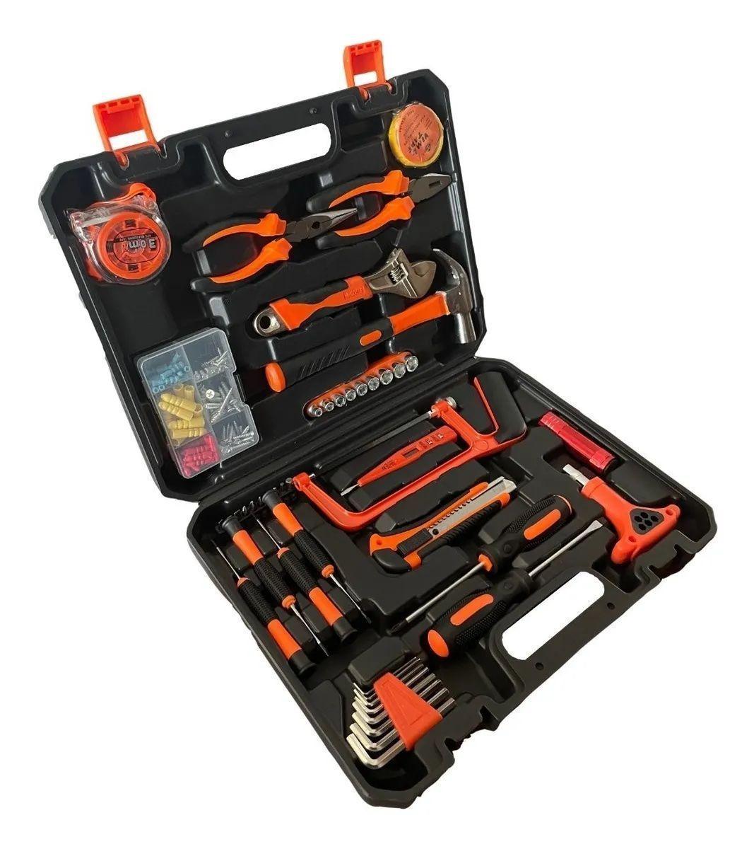 Set 135 Piezas Herramientas Manuales - Maletín Portátil-0