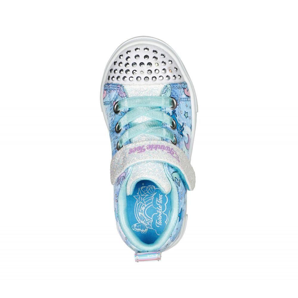 Zapatilla Niña Twinkle Spark Azul Skechers-1