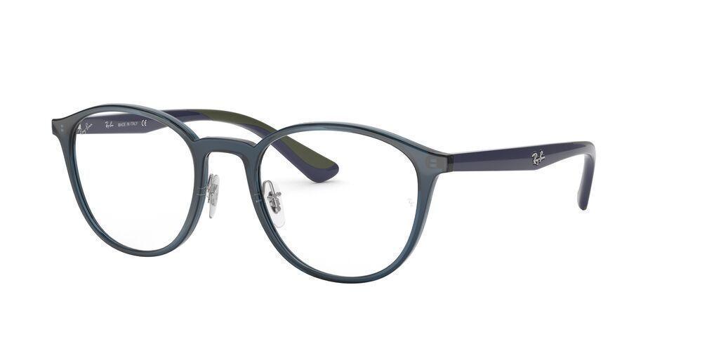 Lentes Ópticos Ray-Ban RX7156 Azul Unisex-0