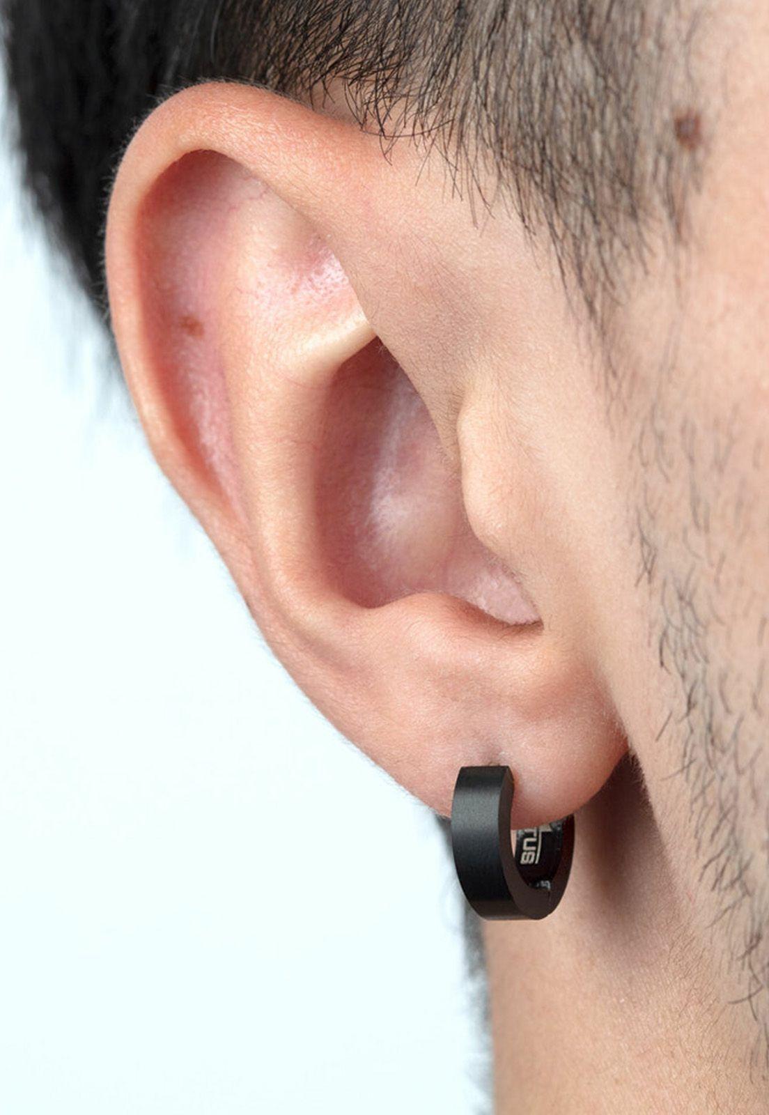 Aros LS2160-4/5 Lotus Style Hombre Men's Earrings-1
