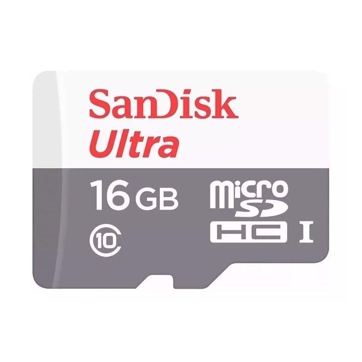 Tarjeta De Memoria Sandisk Ultra Con Adaptador Sd 16gb-0