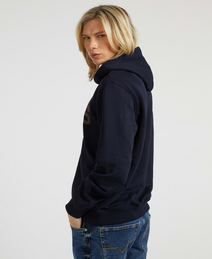 Poleron Guess Beau Hoodie Fleece G7V2 AZUL-2