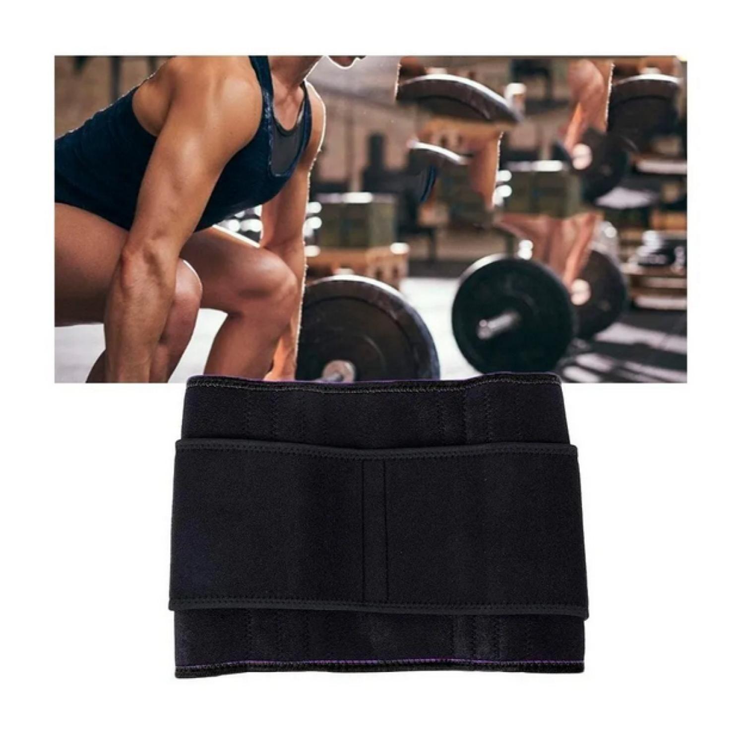 Faja Cinturon Ajustable Reductor Lumbar Mujer Hombre Fitness XL-2