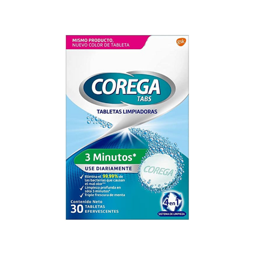 Limpiador Prótesis Corega 30 Tabletas-2
