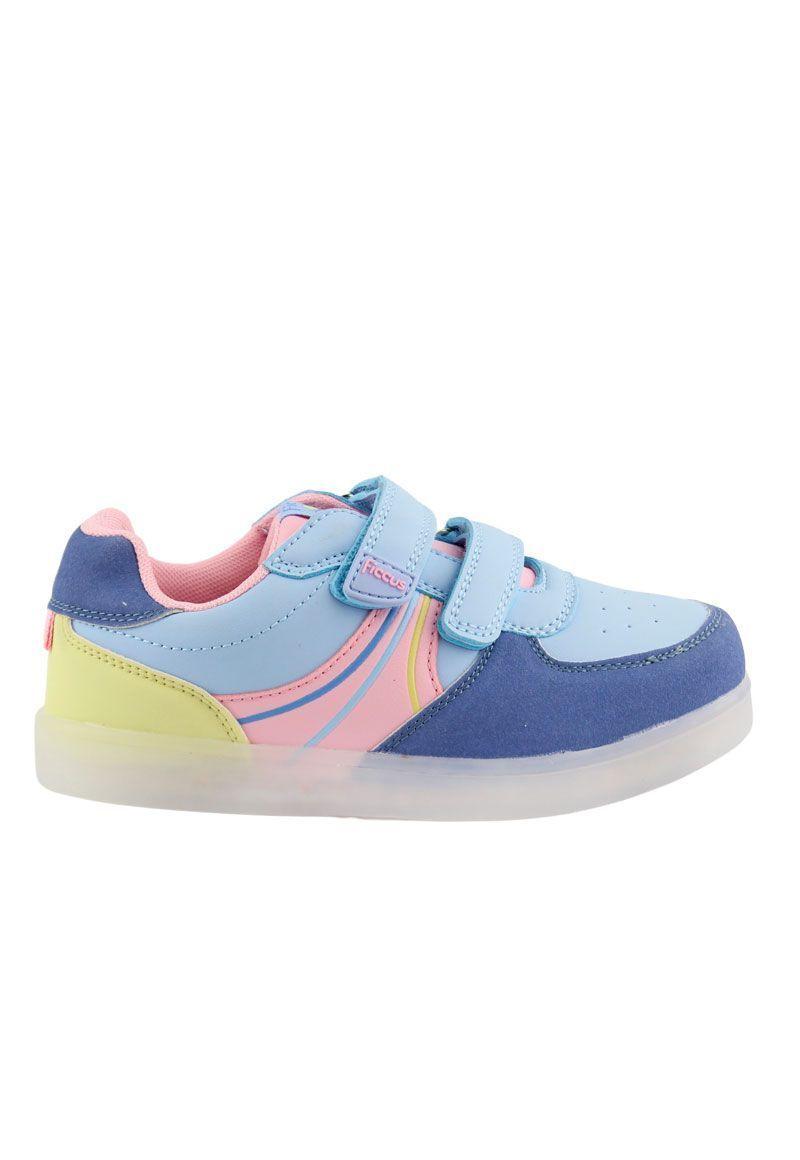 Zapatilla led velcros powerlight caminar niña 948-0