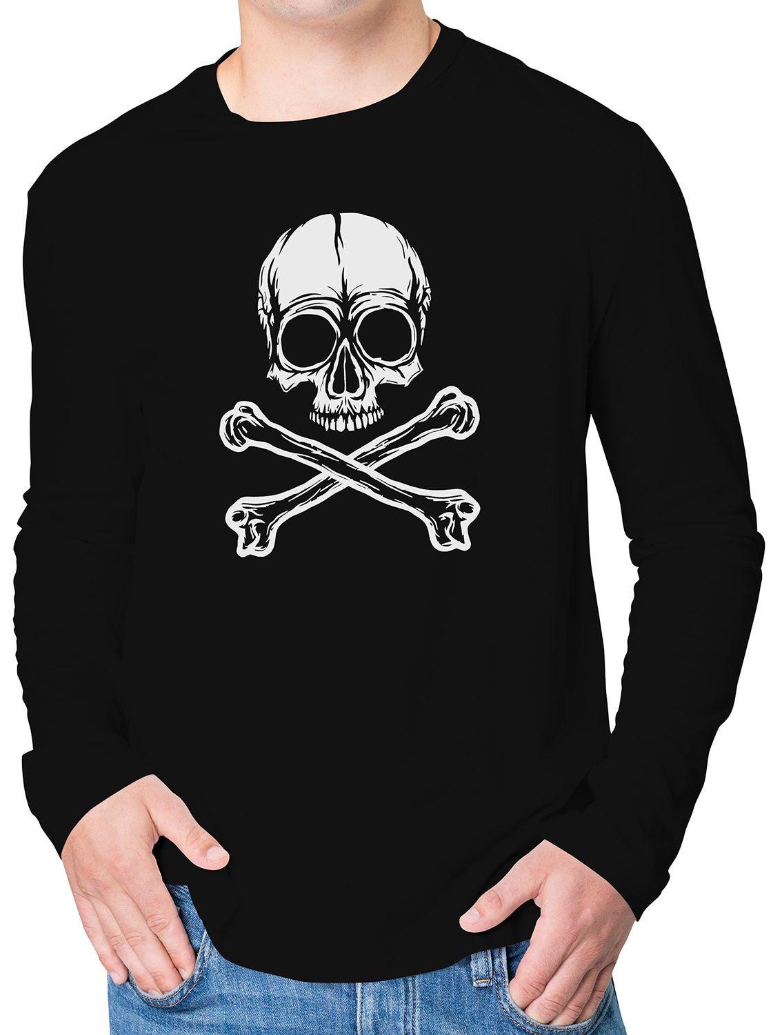 Polera Manga larga Skull Calavera D3-0