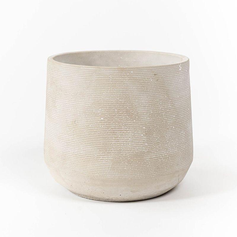 Macetero gris LUMA 25x22cm -0