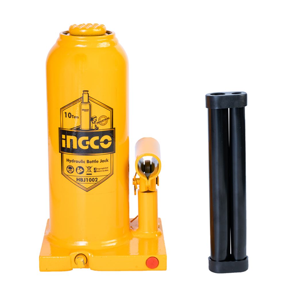 Gata Hidraulica Tipo Botella 10 Toneladas Ingco-2