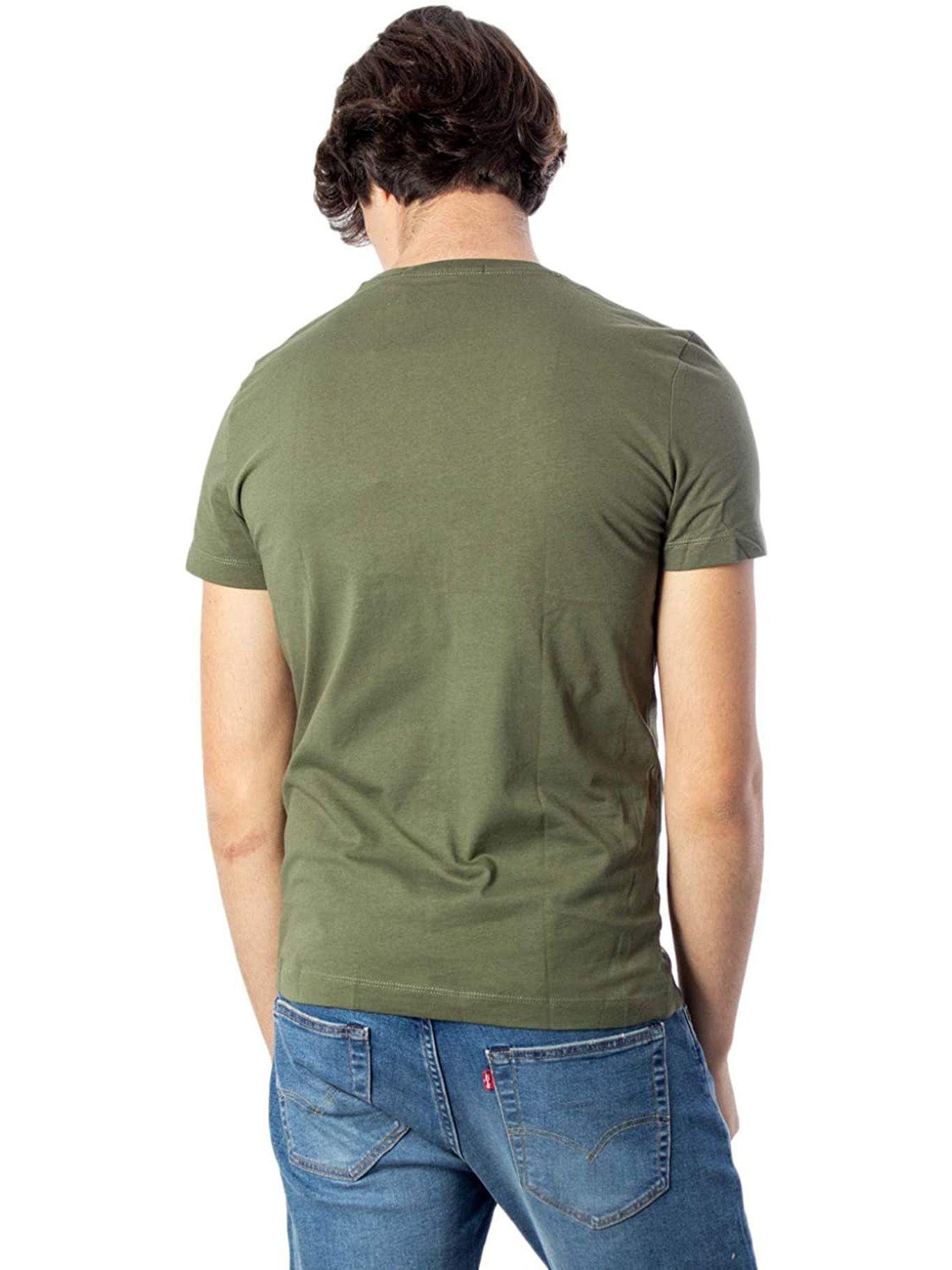Polera Monogram Pocket Verde Calvin Klein-1